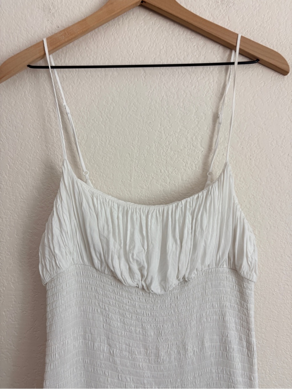 Anthropologie Maeve Sleeveless Embellished Smocked Midi Dress - Picture 6 of 13